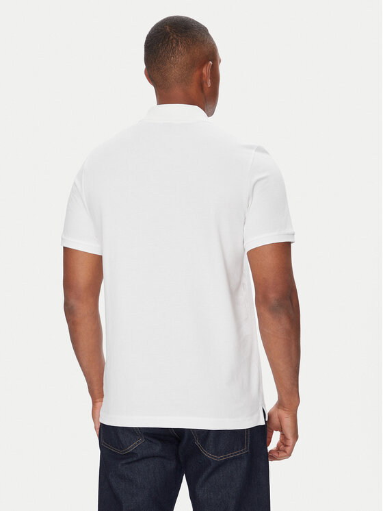 Moose Knuckles Moose Knuckles Polokošeľa Everett M34MT712 Biela Slim Fit