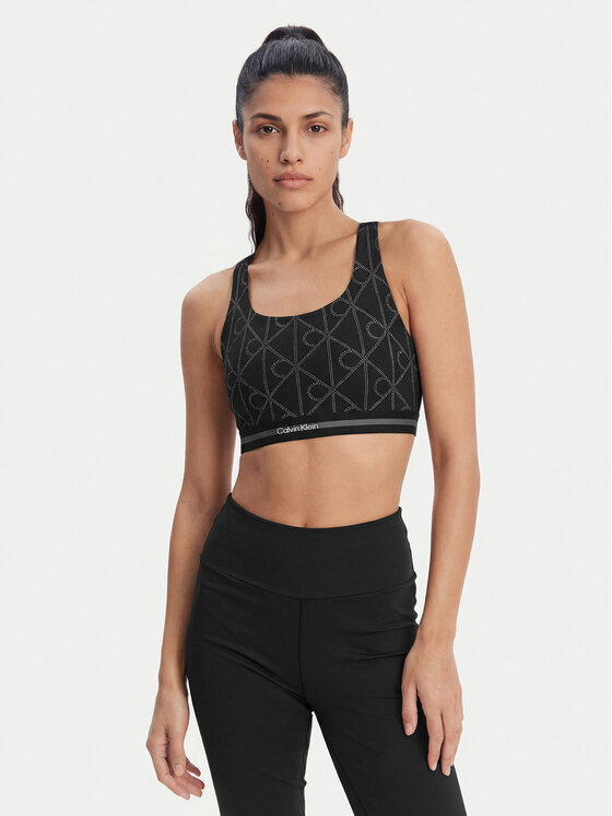 Calvin Klein Performance Sutien sport Icon LVGWS6K347 Negru