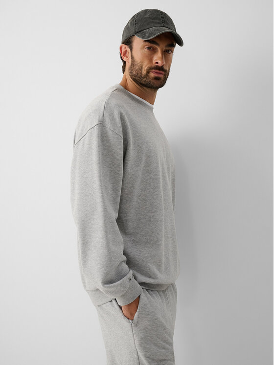 4F 4F Bluza IRON MODE Szary jasny Loose Fit