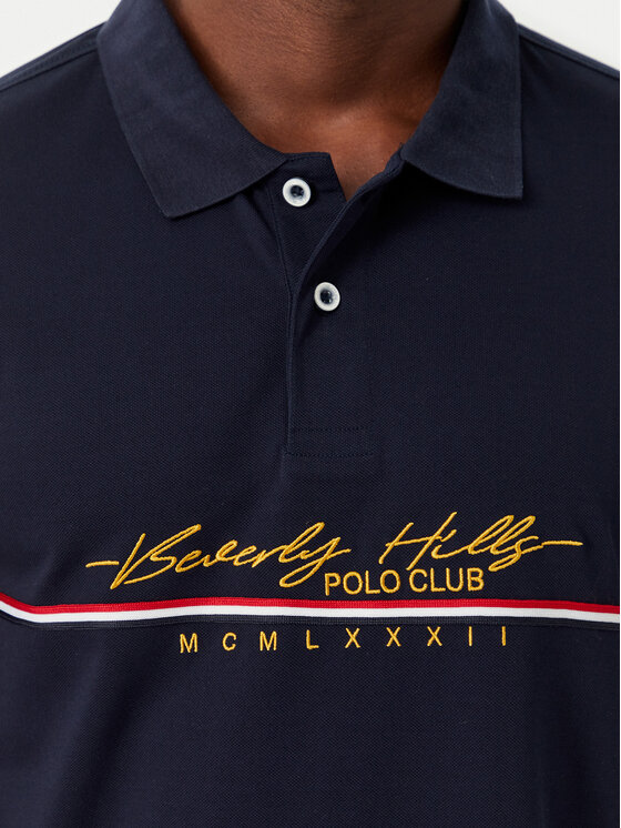 Beverly Hills Polo Club Beverly Hills Polo Club Поло P-SS26M-P2528 Cиній Regular Fit