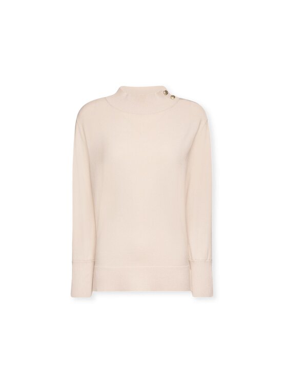 Elena Mirò Elena Mirò Cardigan M456Z000586N002 Écru Boxy Fit