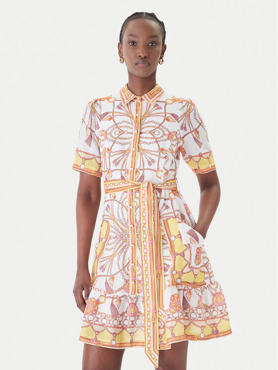 Hale Bob Hale Bob Suvekleit with linen Aula 61SG670A Kollane Regular Fit