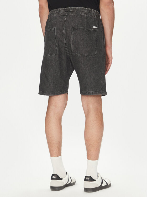 Jack&Jones Jack&Jones Džínové šortky Tony 12270251 Černá Relaxed Fit