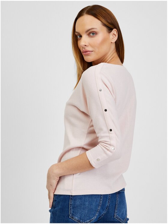 Orsay Orsay T-Shirt 105102-225000__L Różowy Regular Fit