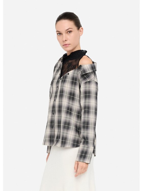 Liu Jo Liu Jo Camicia MF5325T107AT9236 Nero Regular Fit