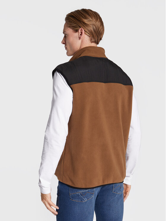 Blend Blend Елек Sweat 20714280 Кафяв Regular Fit