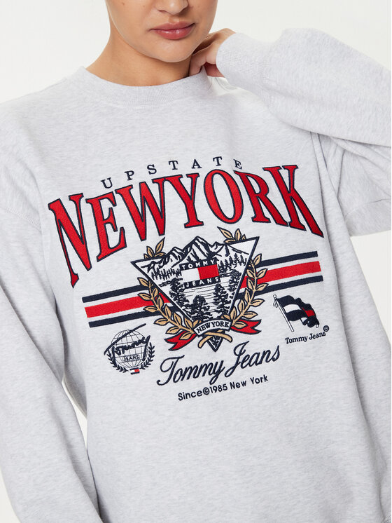 Tommy Jeans Tommy Jeans Bluza Vintage DW0DW18368 Szary Relaxed Fit