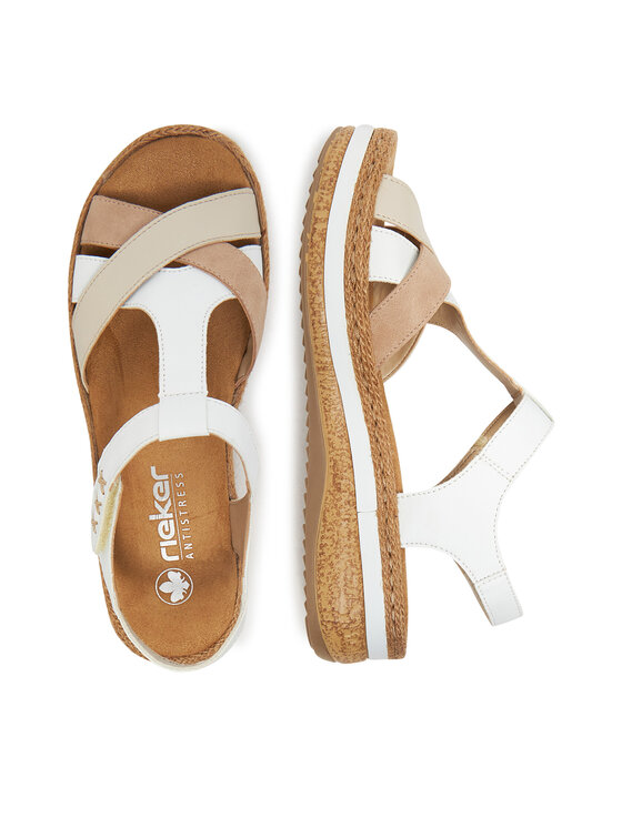 Rieker Rieker Sandalen V0919-80 Weiß