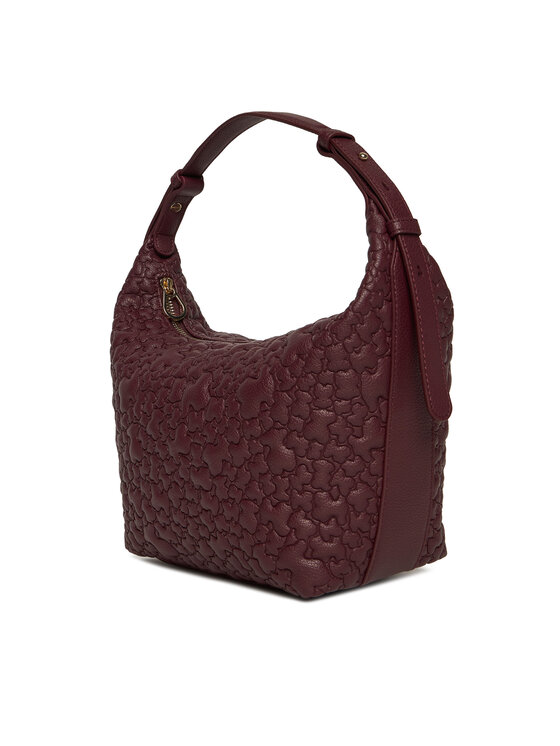 TOUS TOUS Ročna torba Puffy Bear 2002304921 Bordo rdeča