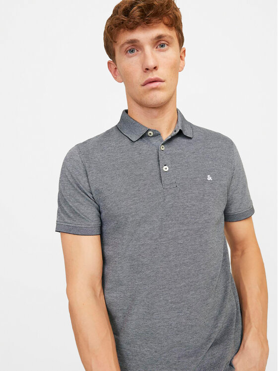 Jack&Jones Jack&Jones Polo Paulos 12136668 Siva Slim Fit