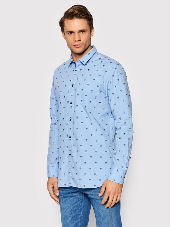 Camicia Magneton 1 50452862 Blu Slim Fit