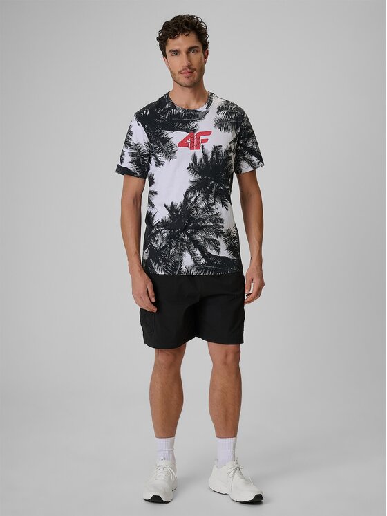 4F 4F T-Shirt 4FRSS26TTSHM4302-20A Černá Regular Fit