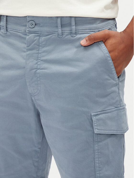 Pepe Jeans Pepe Jeans Kratke hlače iz tkanine Seasonal PM801179 Modra Regular Fit