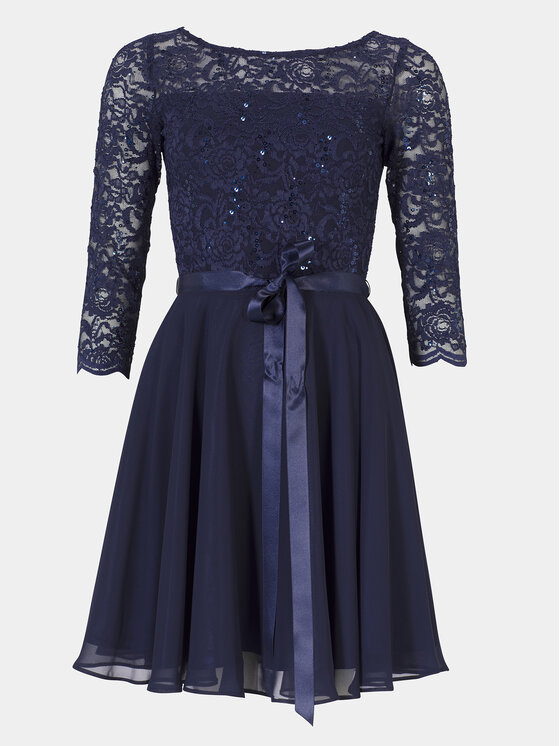 Swing Swing Coctailkleid 77761210 Dunkelblau Regular Fit
