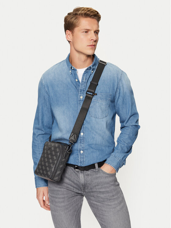 Guess Guess Плоска сумка HMTOLO P4253 Чорний