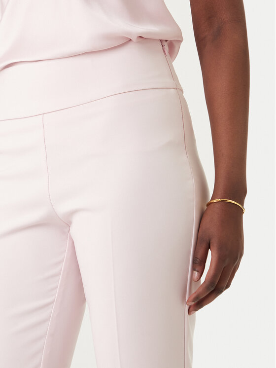 Rinascimento Rinascimento Текстилни панталони CFC0127876003 Розов Slim Fit