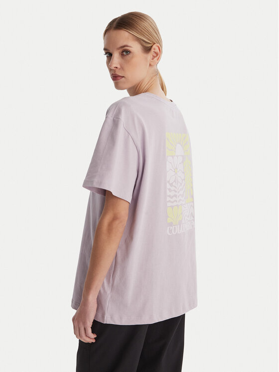 Columbia Columbia Tričko Rolling Bend™ 2120031 Fialová Oversize