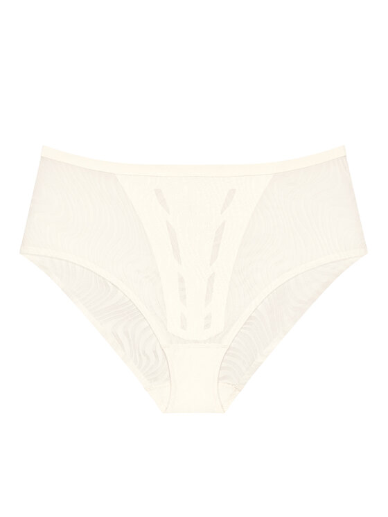 Triumph Triumph Klasične spodnje hlačke z visokim pasom Shape Smart Ellipse 10222289 Écru