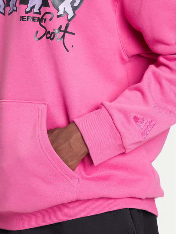 adidas adidas Суитшърт Jeremy Scott Pride JL7625 Розов Oversize