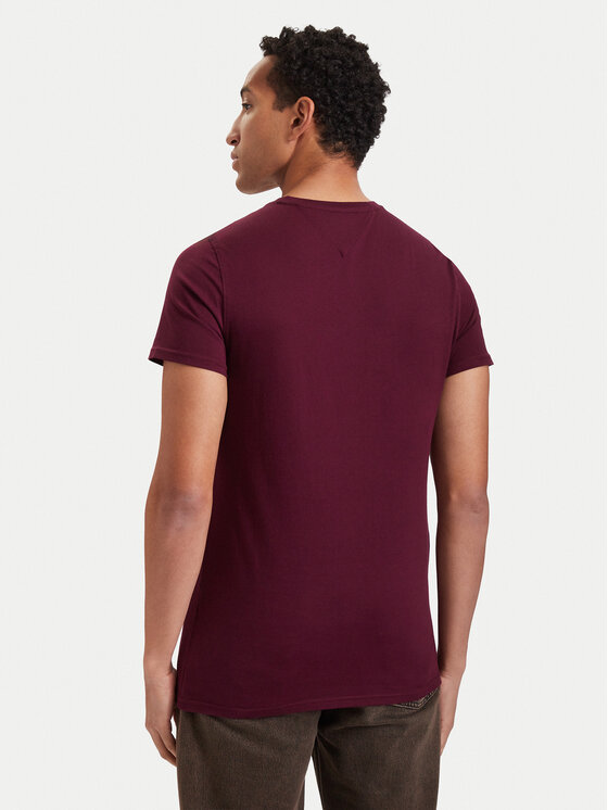 Tommy Jeans Tommy Jeans Тишърт DM0DM04411 Виолетов Slim Fit