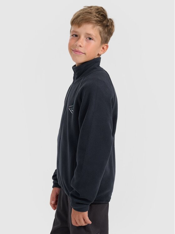 4F 4F Felpa di pile 4FJRAW25TFLEM438-31S Blu scuro Regular Fit