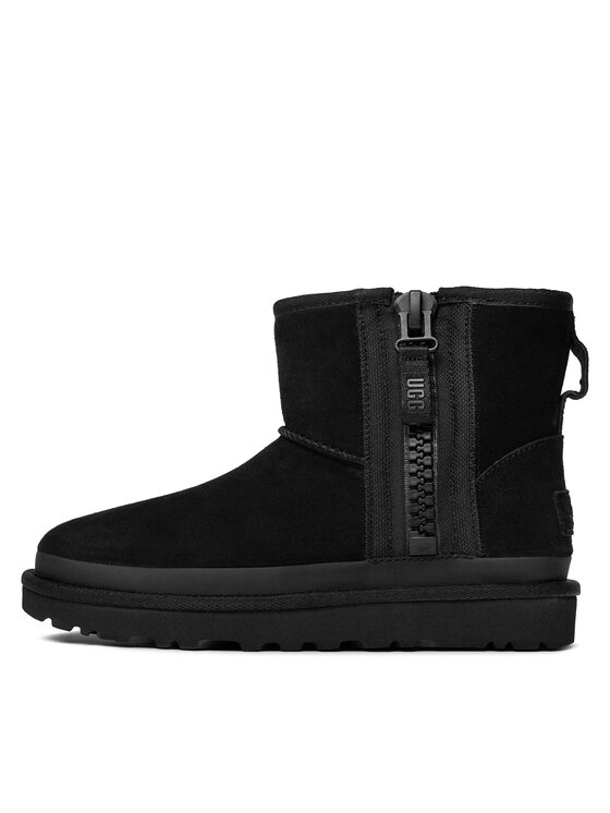 Classic Zip Ugg Schwarz Stiefel Ugg Schneeschuhe W Classic Mini