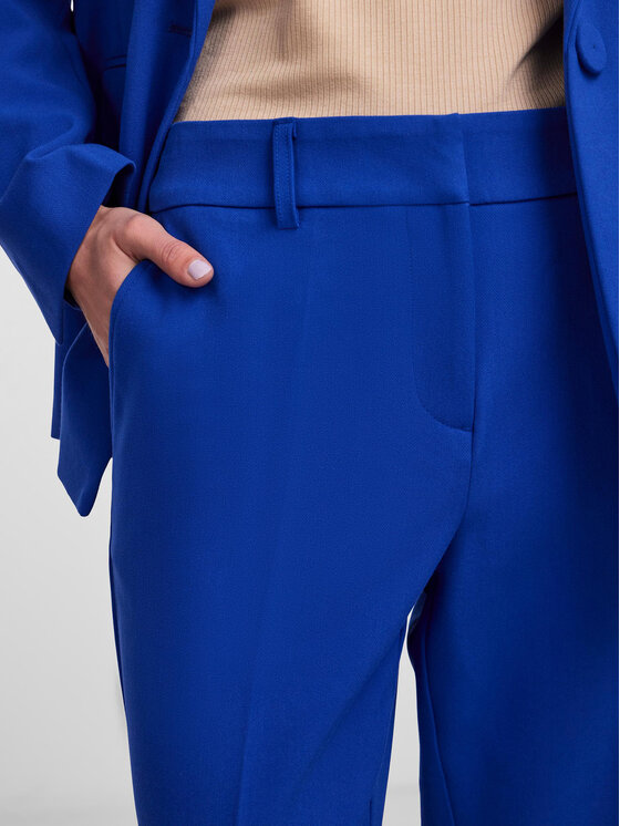 YAS YAS Hlače iz tkanine Likka 26030744 Modra Regular Fit