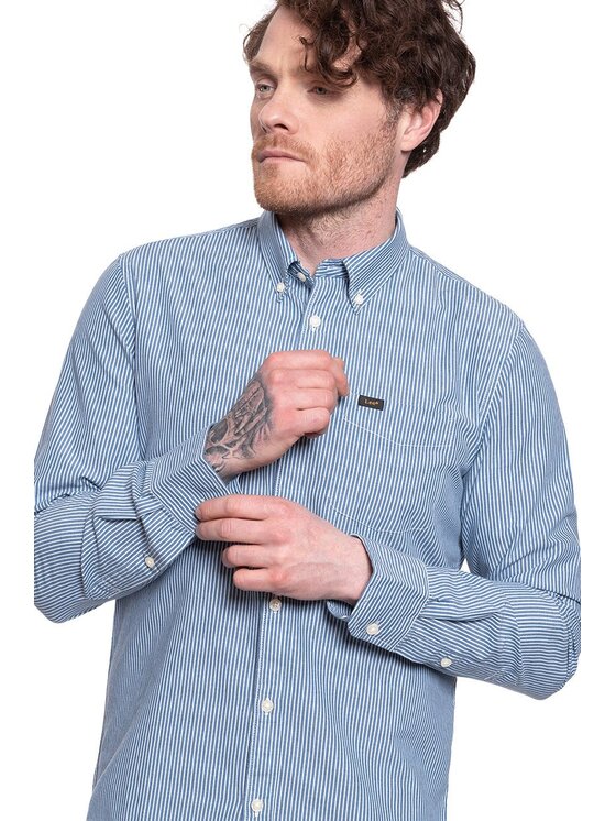 Lee Lee Camicia BUTTON DOWN Blu Regular Fit