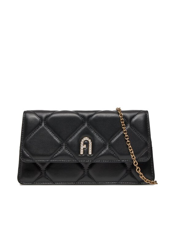 Geantă Furla Diamante Mini Crossbody WE00568-BX2267-O6000-9080 Negru