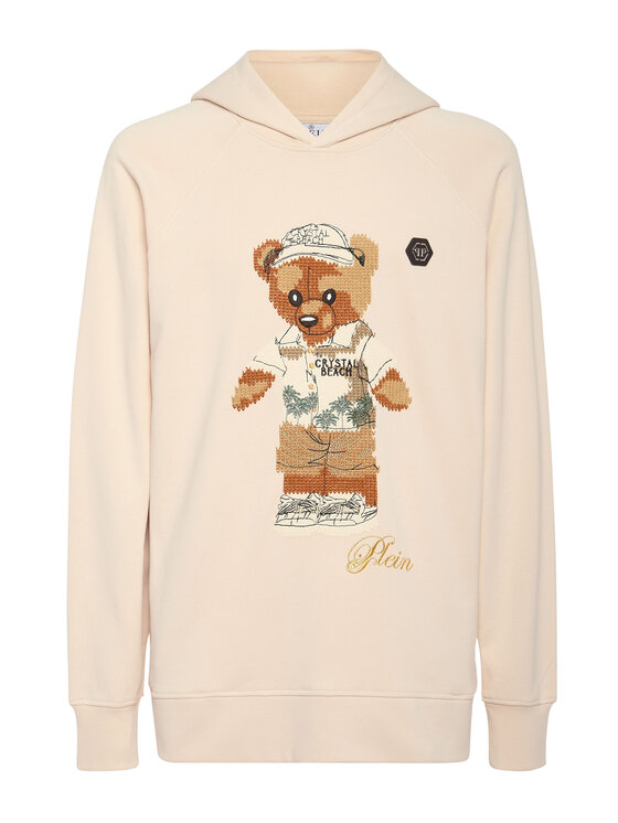 PHILIPP PLEIN PHILIPP PLEIN Bluza 26929 Beżowy Regular Fit
