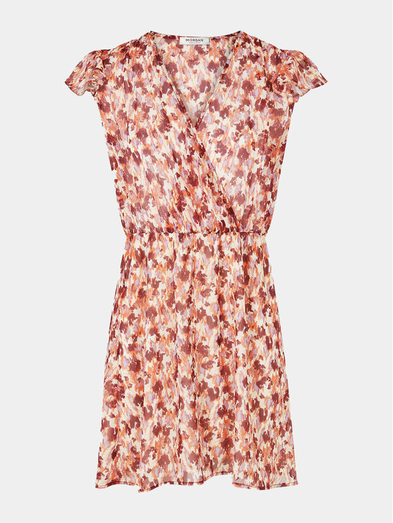 Morgan Morgan Rochie de vară 241-RINA Portocaliu Regular Fit