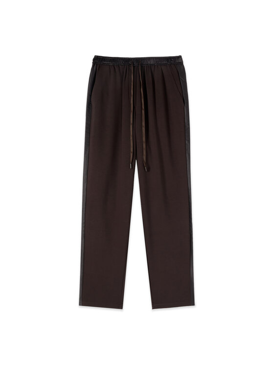 Oltre Oltre Spodnie materiałowe P844J002679N022 Brązowy Regular Fit