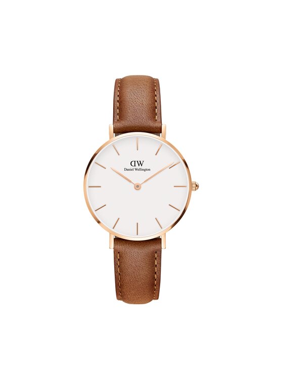 Daniel Wellington Daniel Wellington Ročna ura Classic Petite Durham DW00100172 Rjava