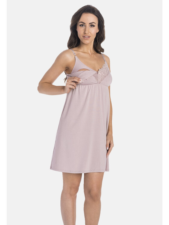 Teyli Teyli Szlafrok 298 Brązowy Standard Fit