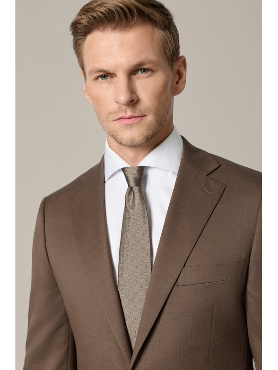 Lancerto Lancerto Garnitur Pontevedra GA073126000013 Brązowy Slim Fit