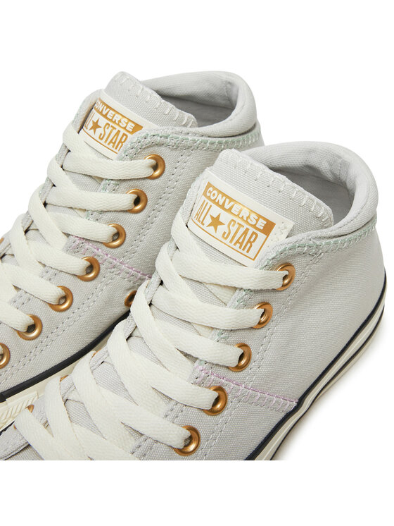 Converse Sneakers aus Stoff Chuck Taylor All Star Madison Mid A08734C Grau Modivo