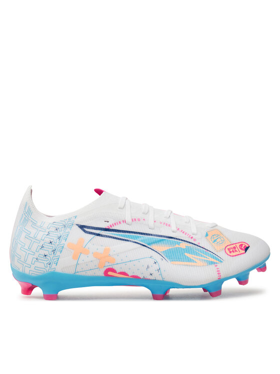 Puma Tenisice Za Nogomet ULTRA 5 MATCH VOL. UP FG/AG 108064 01 Bijela