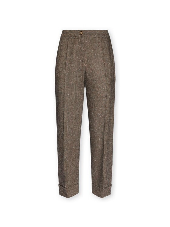 Elena Mirò Elena Mirò Pantaloni di tessuto P078P200635N001 Marrone Regular Fit