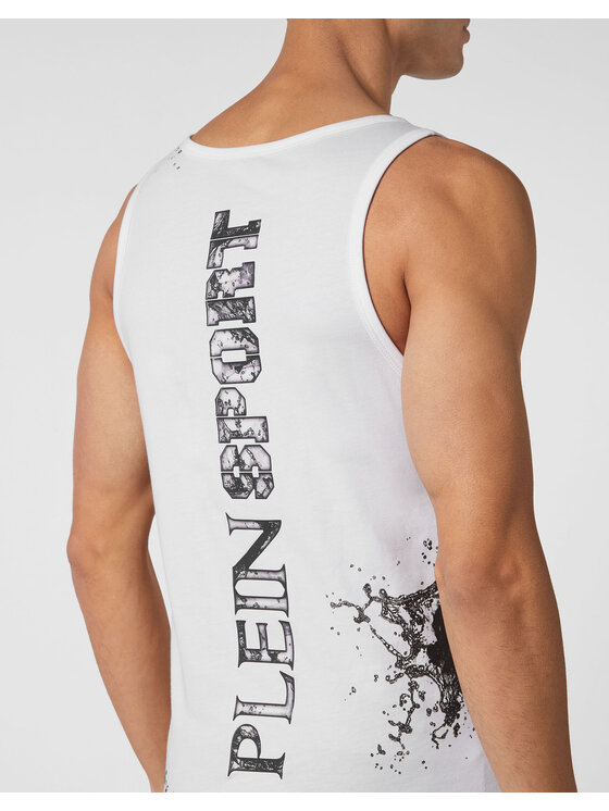 Plein Sport Plein Sport T-Shirt 2491 Biały Regular Fit