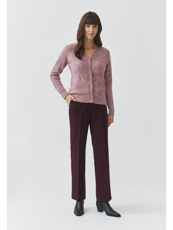 TATUUM TATUUM Sweter AUTUMN Fioletowy Classic Fit