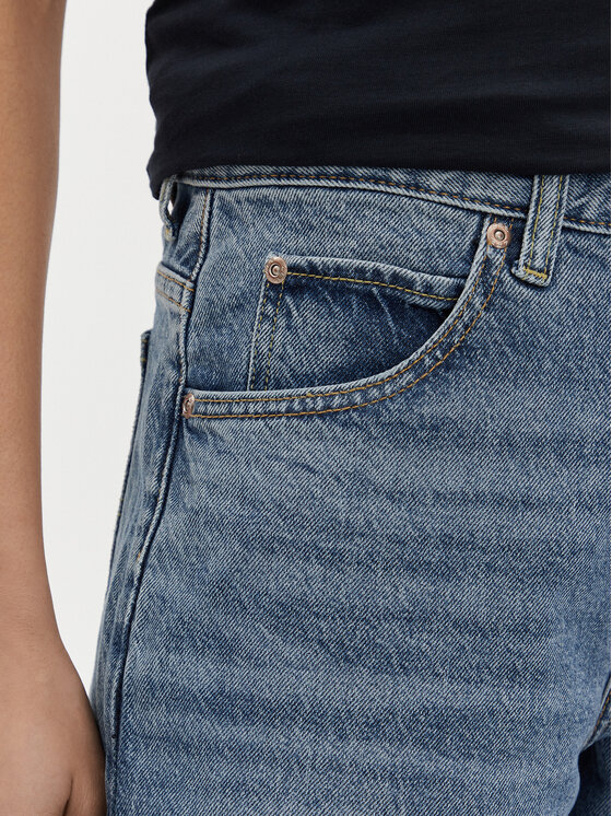 Lee Lee Jeansy Rider 112349551 Niebieski Loose Fit