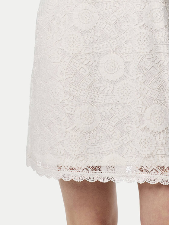 Pieces Pieces Sukienka codzienna Olline 17146419 Biały Regular Fit