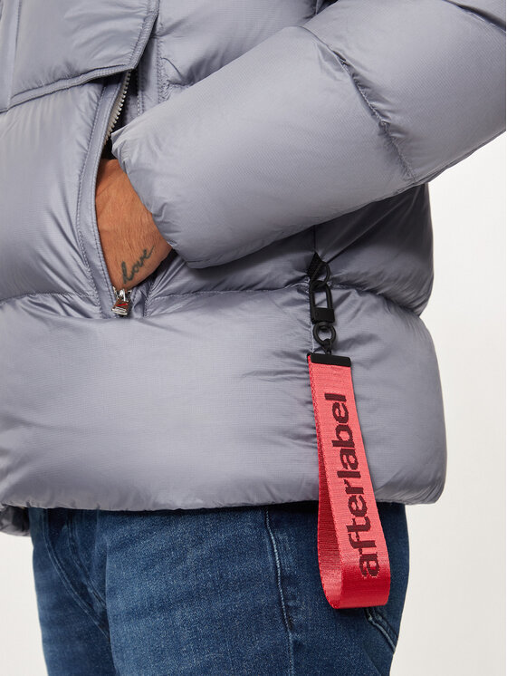 AFTER LABEL AFTER LABEL Пухено яке Katalla A00040 Сив Regular Fit