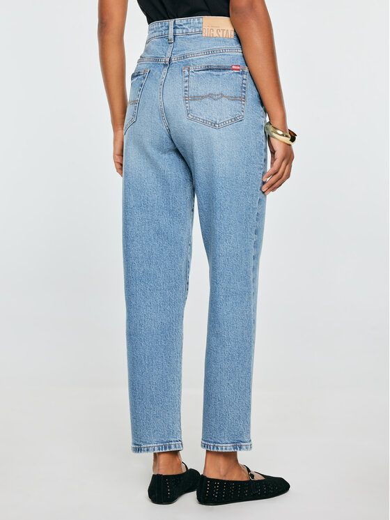 BIG STAR BIG STAR Jeansy BETTY Niebieski Tapered Fit
