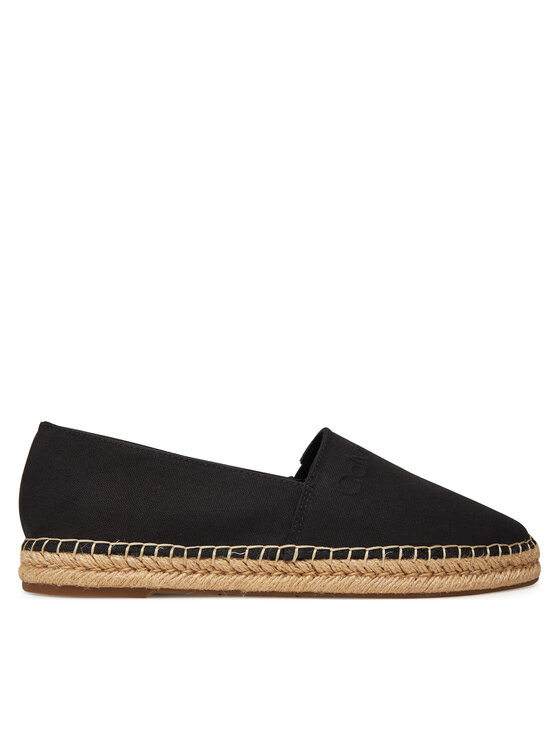 Calvin Klein Espadrilky Espadrille Cv Logo HM0HM01808 Čierna