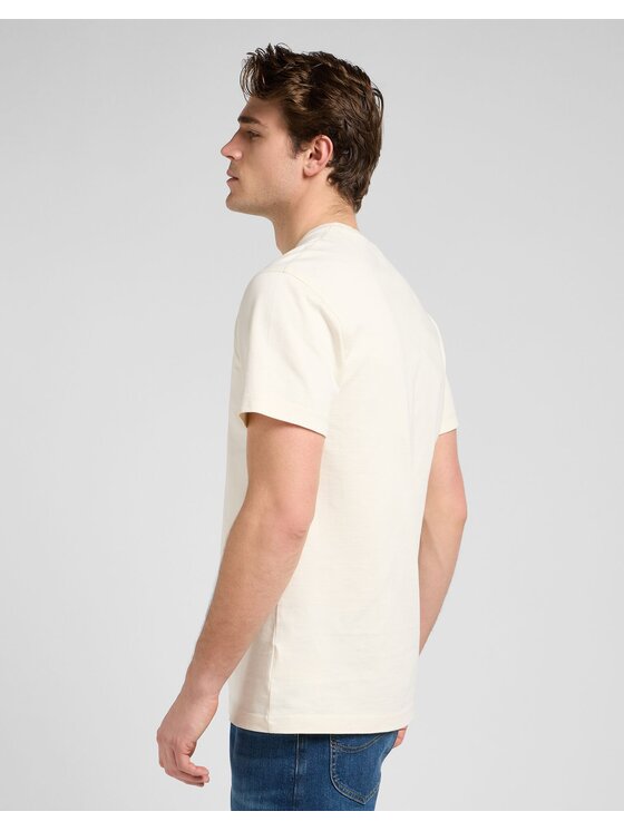 Lee Lee T-Shirt WW TEE Niebieski Regular Fit