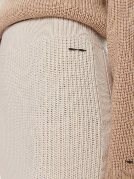 Calvin Klein Calvin Klein Gonna a matita K20K206017 Beige Slim Fit