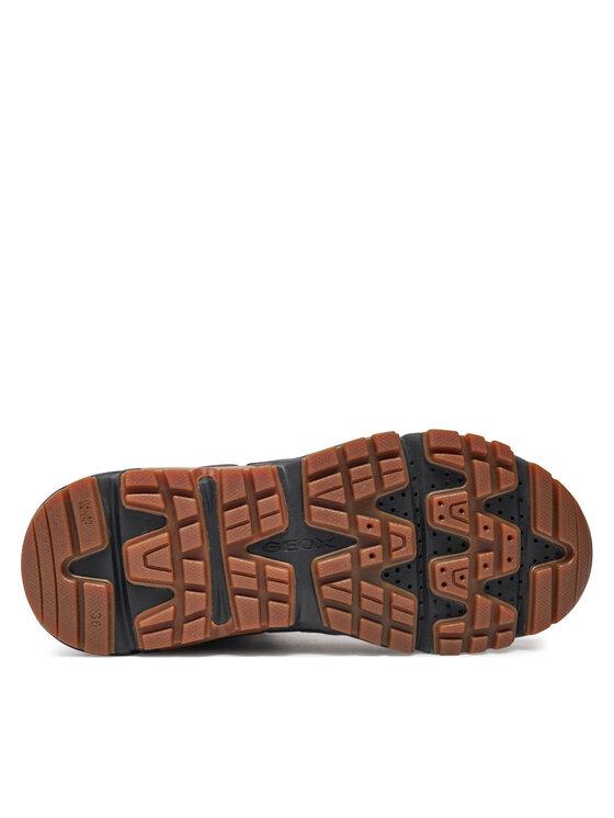 Geox Geox Kozačky J Flexyper Plus Boy J36LCD 0MEFU CR69B S Hnědá