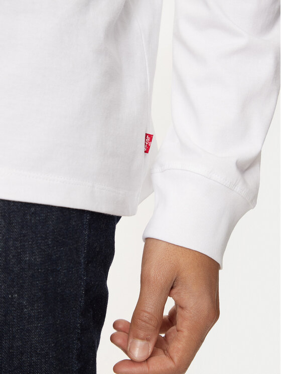 Levi's® Levi's® Longsleeve Graphic Tee 36015-0010 Biały Regular Fit