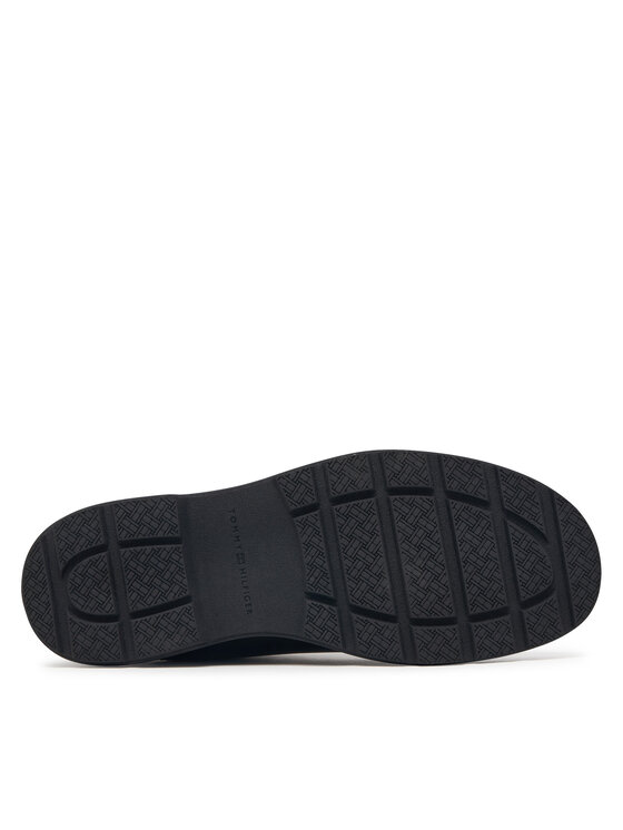 Tommy Hilfiger Tommy Hilfiger Gležnjarji Chelsea Th Flag Outdoor Chelsea Boot FW0FW09573 Črna